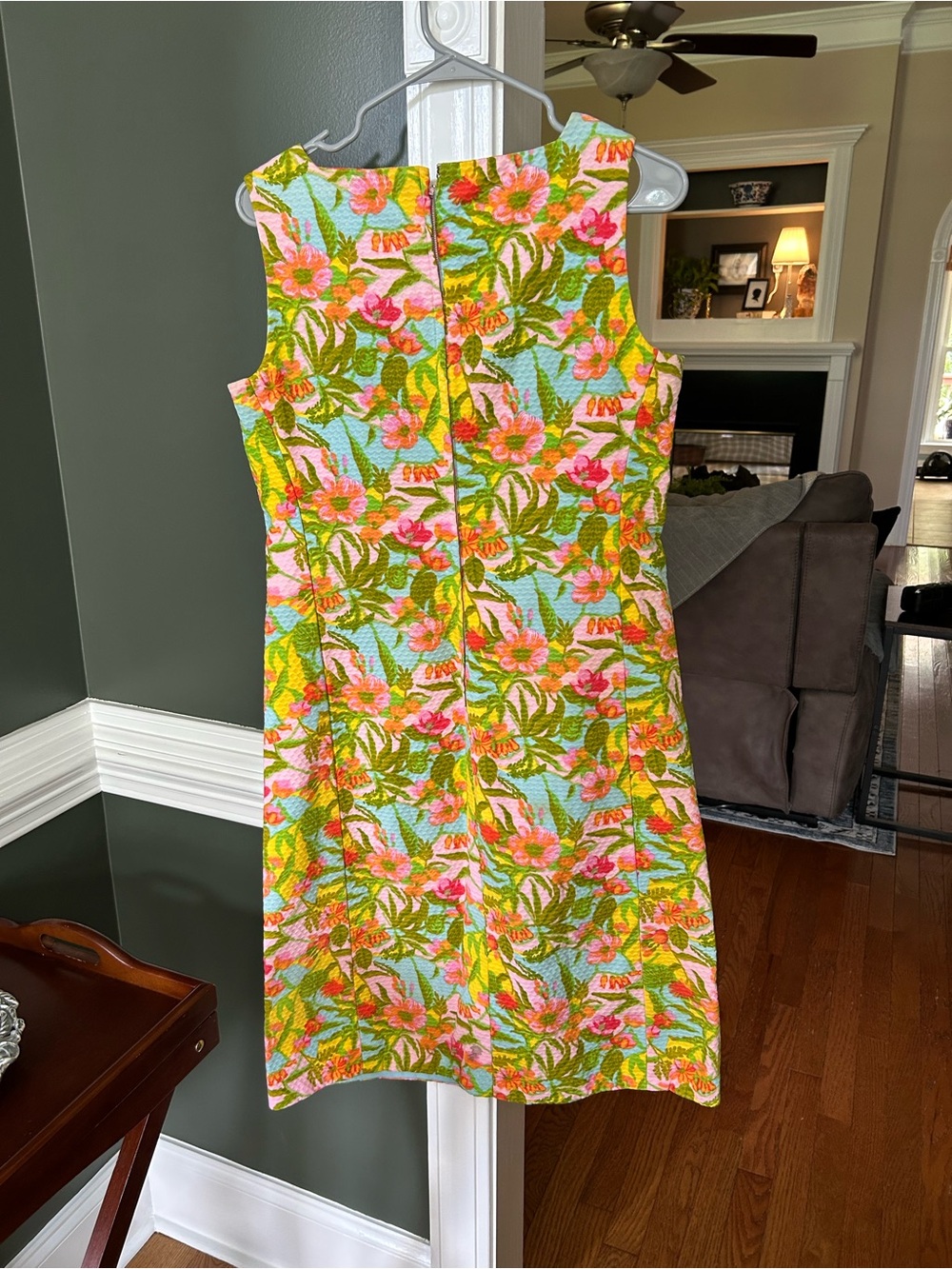 1960s Vintage The Lilly Lilly Pulitzer Tropical Floral Shift Dress - Picture 2 of 7